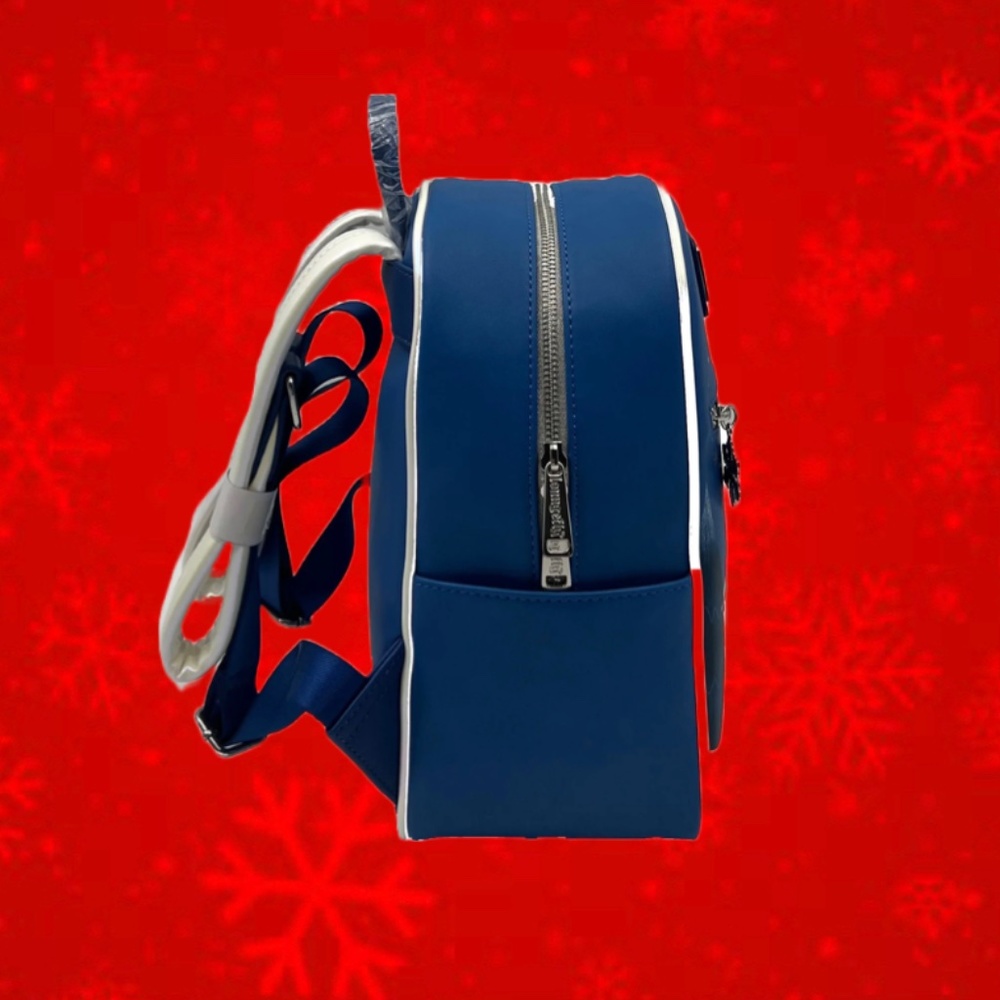 Loungefly Mickey & Minnie Winter Skating Scene Mini Backpack - Picture 3 of 4